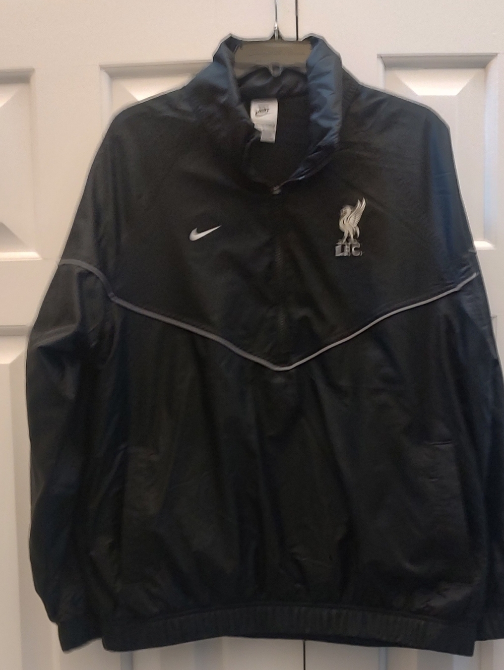 Nike Black Liverpool FC Windbreaker Pullover Jacket